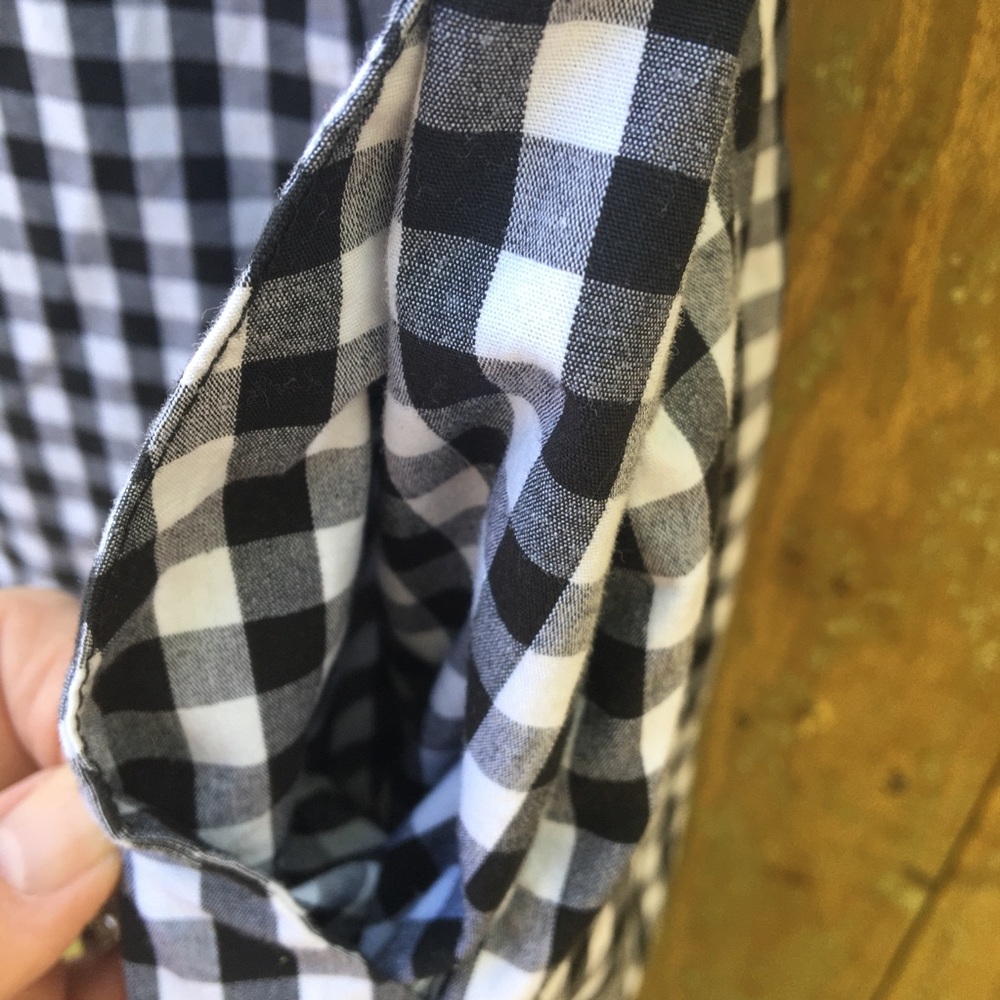 Gianni Bini Jumpsuit B & W Checked - Picture 4 of 8